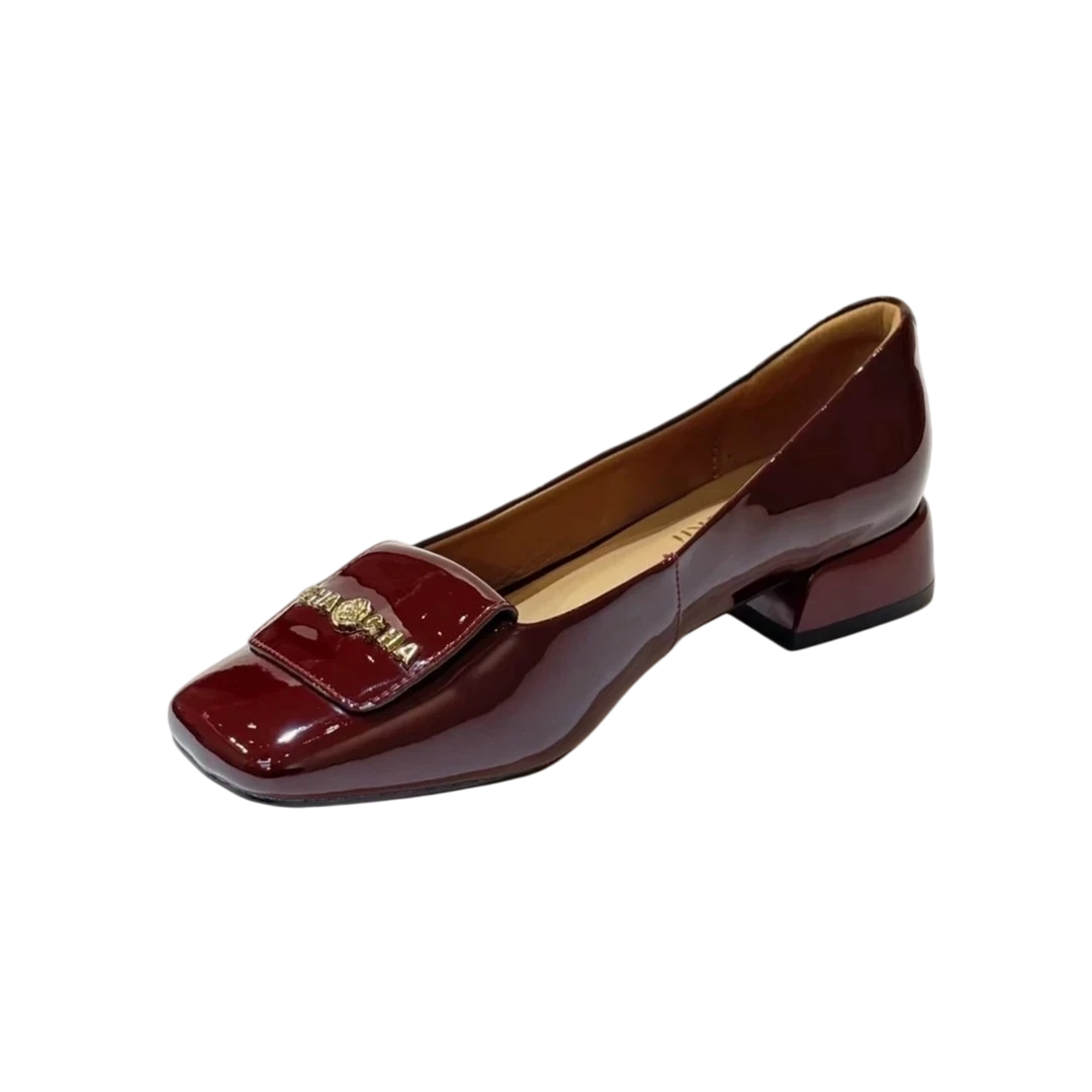 Women'S Shoes Plus Size - Women's Retro Square Toe Block Heel