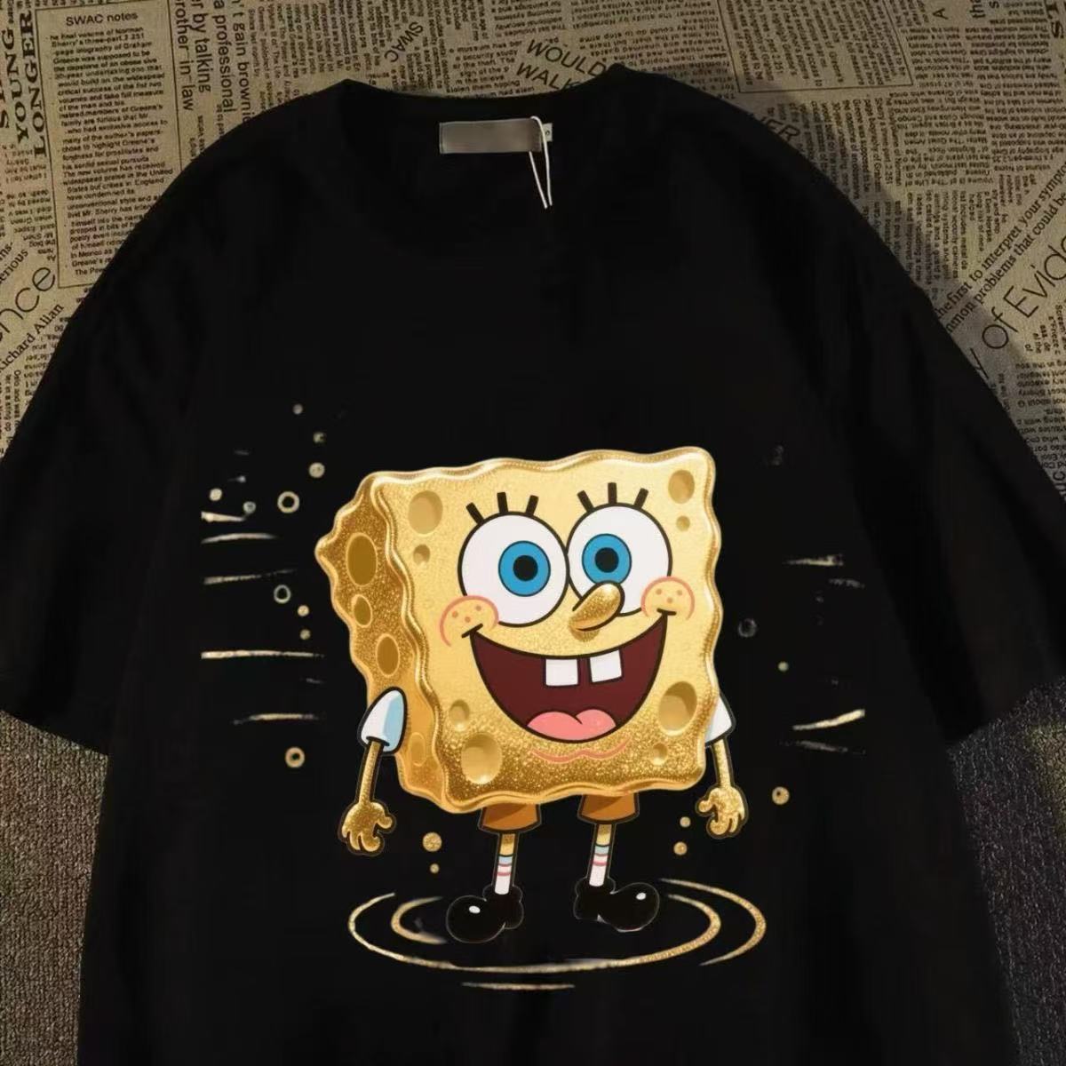 Women'S Shoes For Crews - Vintage SpongeBob Print T‑Shirt for Men