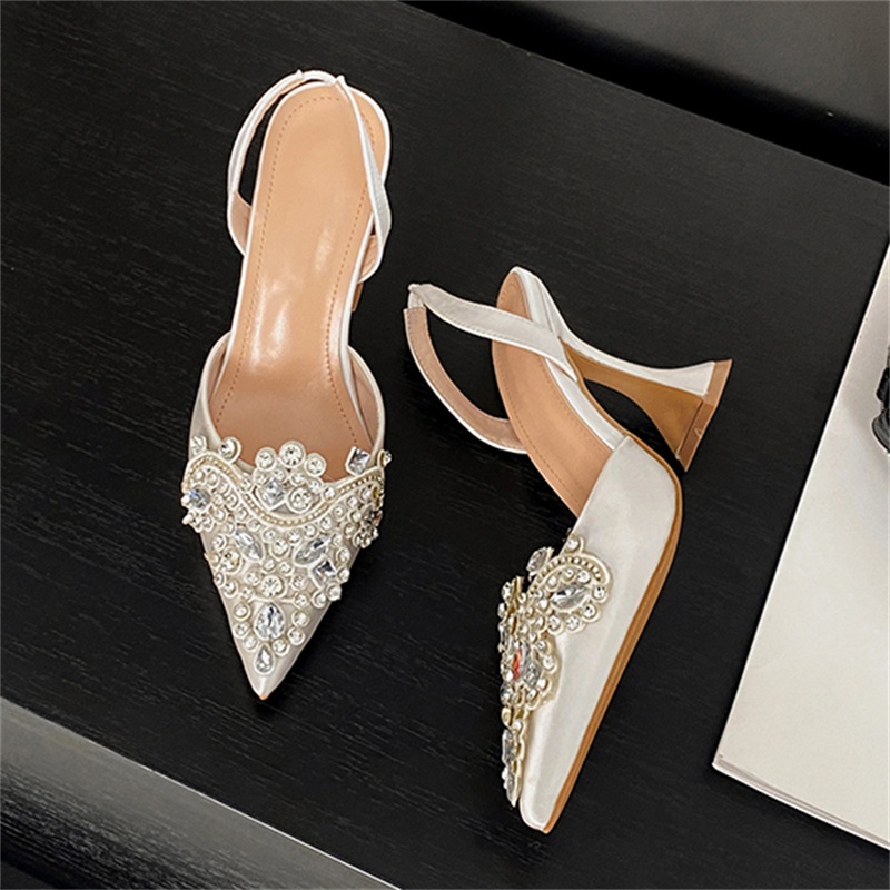 Women Shoes Zara - Eilyken Spring Crystal Diamond Slingback Women