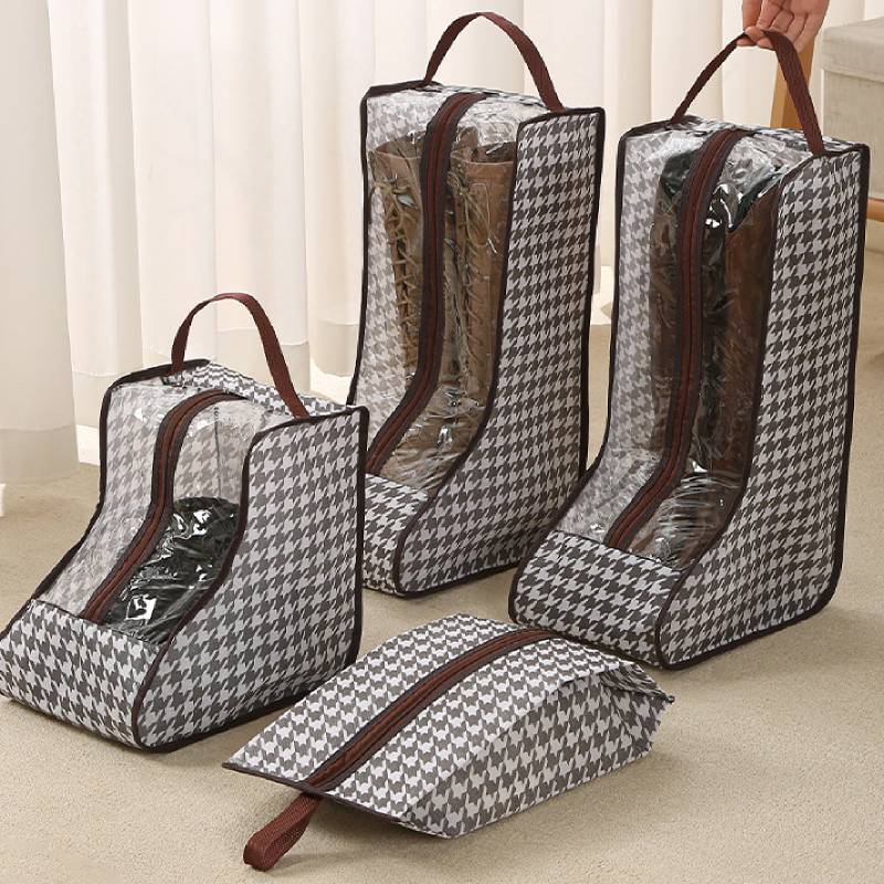 Women Shoes Boots - Tall Boot Storage Bags with Clear