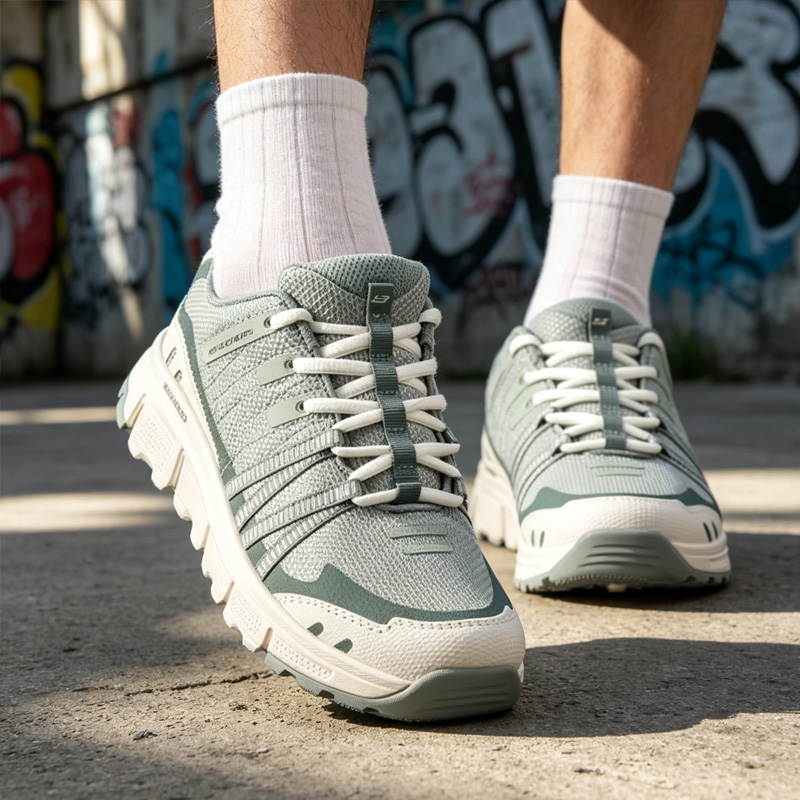 Women Shoes Skechers - Skechers Women's Outdoor Hiking Shoes 180149-GRN/180149-NAT/180149-NVPR