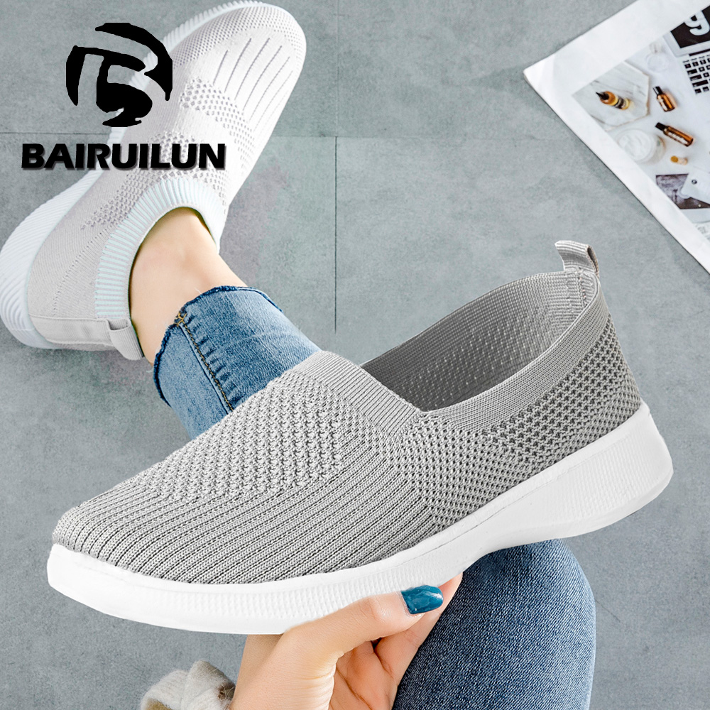Summer Women Shoes Knitted Soc - Women Shoes Skechers 评论和价格