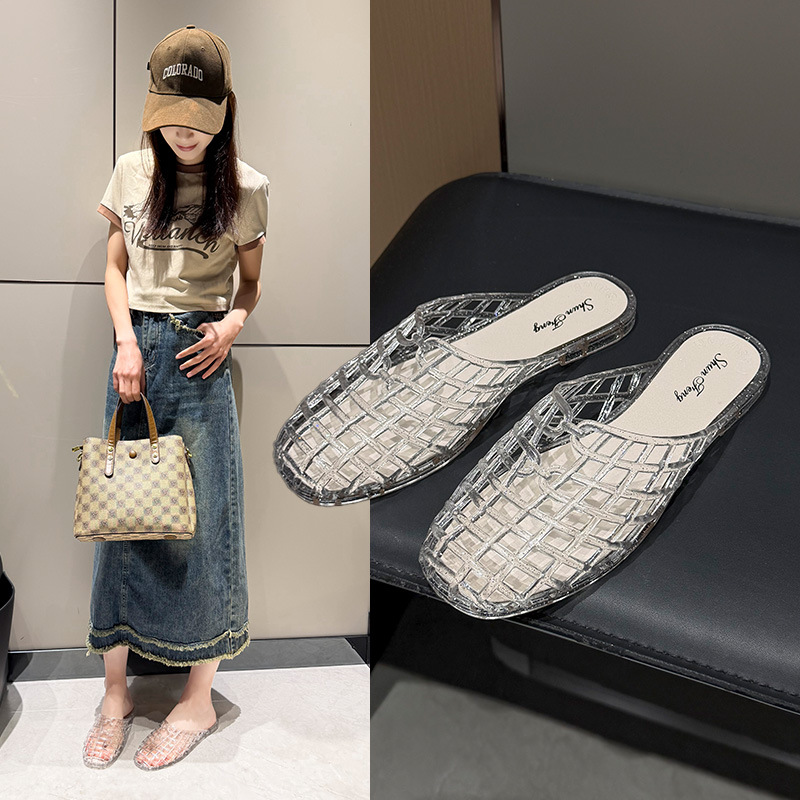 Women's slippers summer breath - Jelly Sandal Women 评论和价格