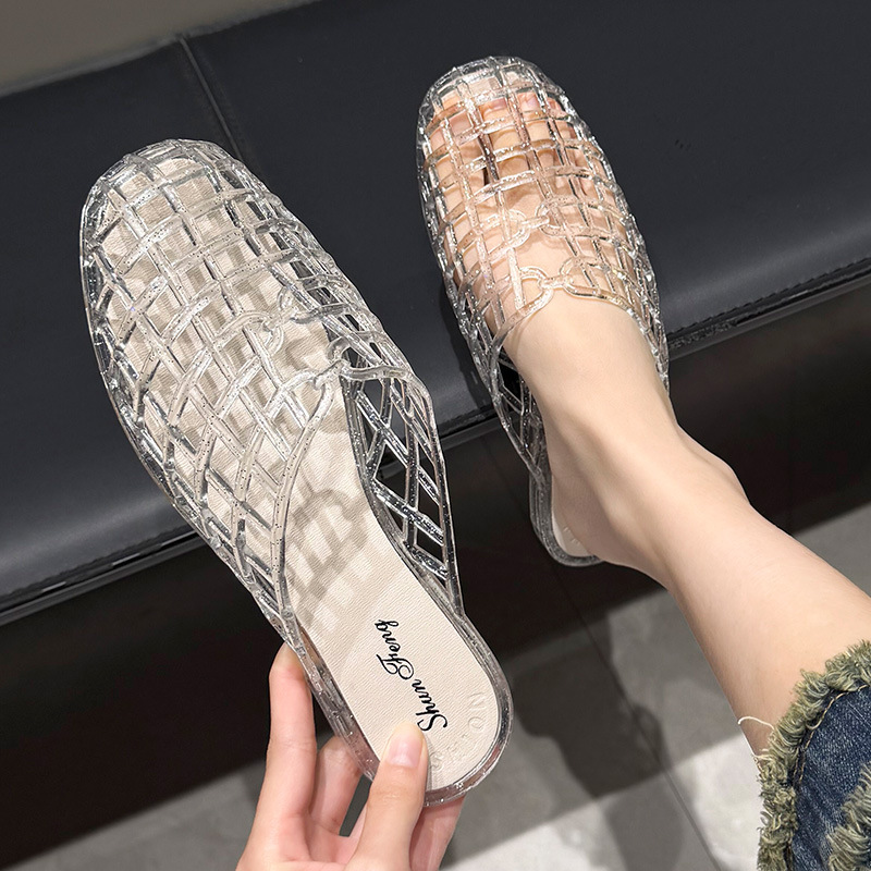Women's slippers summer breath - Jelly Sandal Women 评论和价格