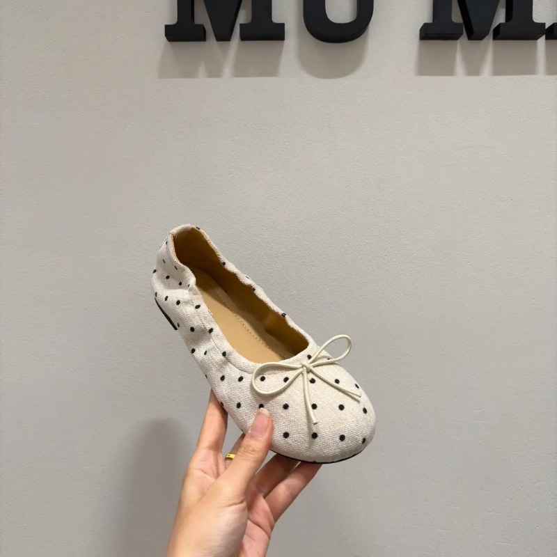 Women Polka Dot Ballet Flats S - Ballet Flat Women 评论和价格