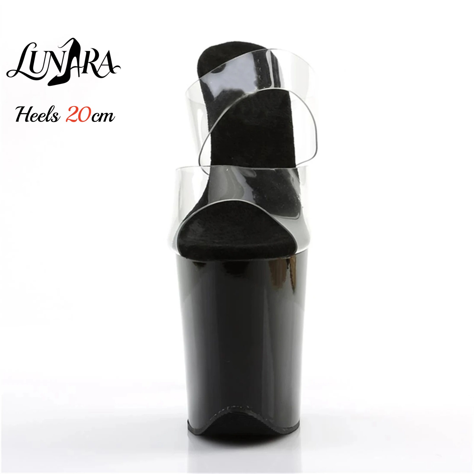 20cm Clear PVC Strappy Ultra H - Jelly Sandal Women 评论和价格