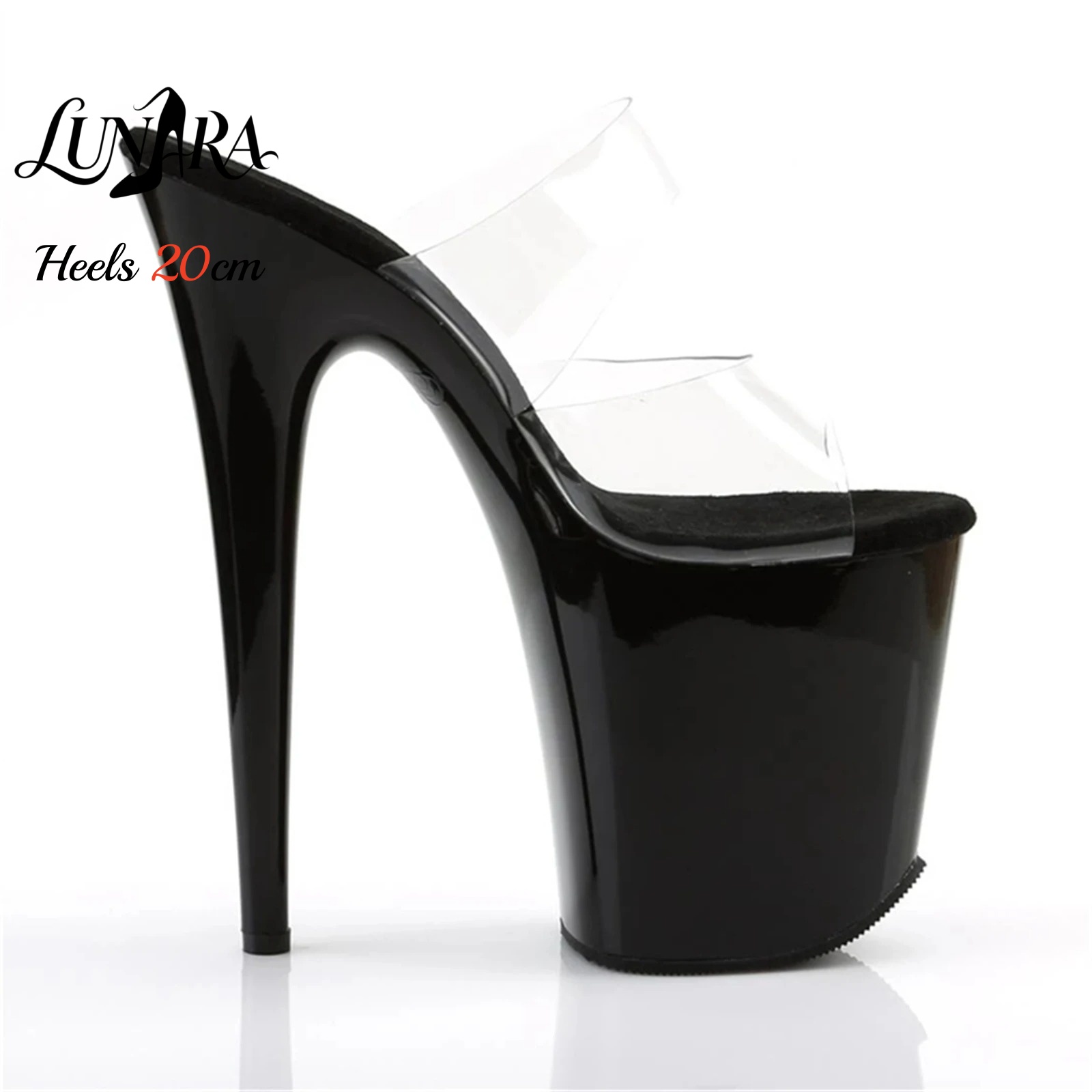 20cm Clear PVC Strappy Ultra H - Jelly Sandal Women 评论和价格