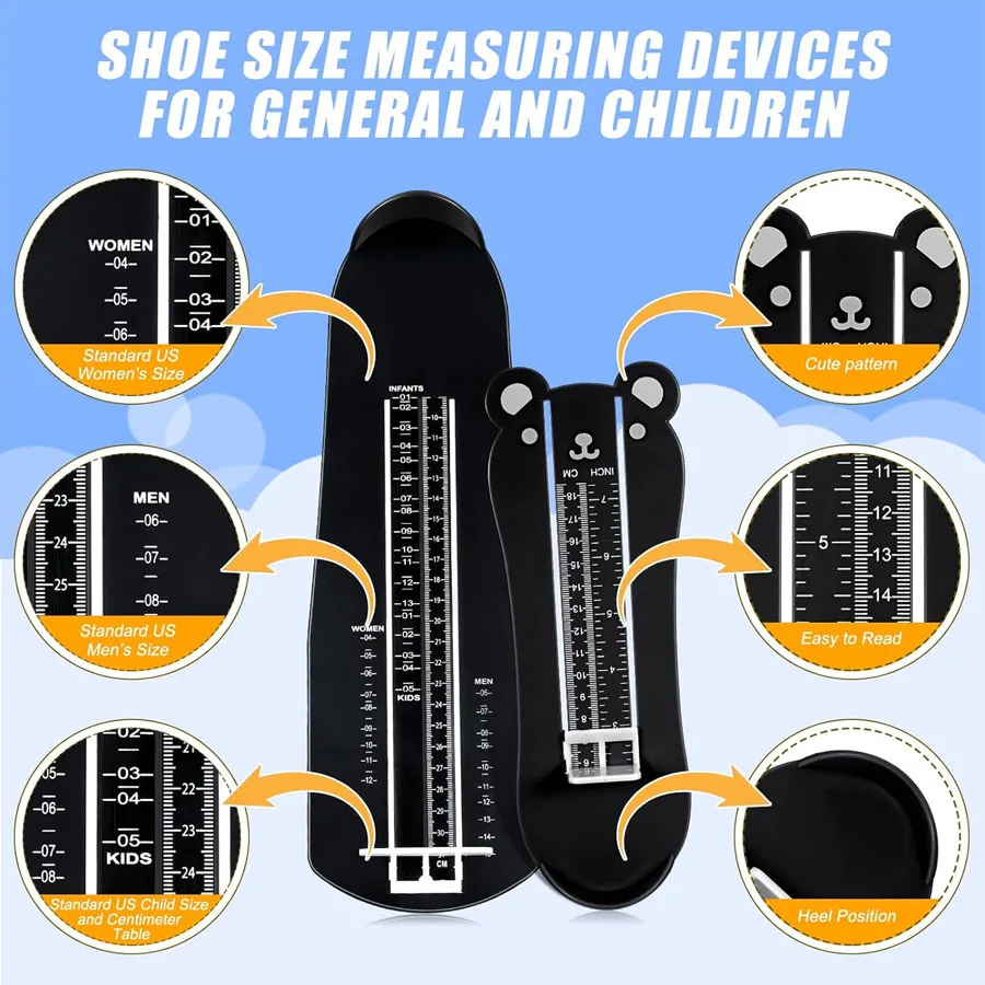 Family Foot Measuring Ruler, U - Women'S Shoes Size 12 评论和价格