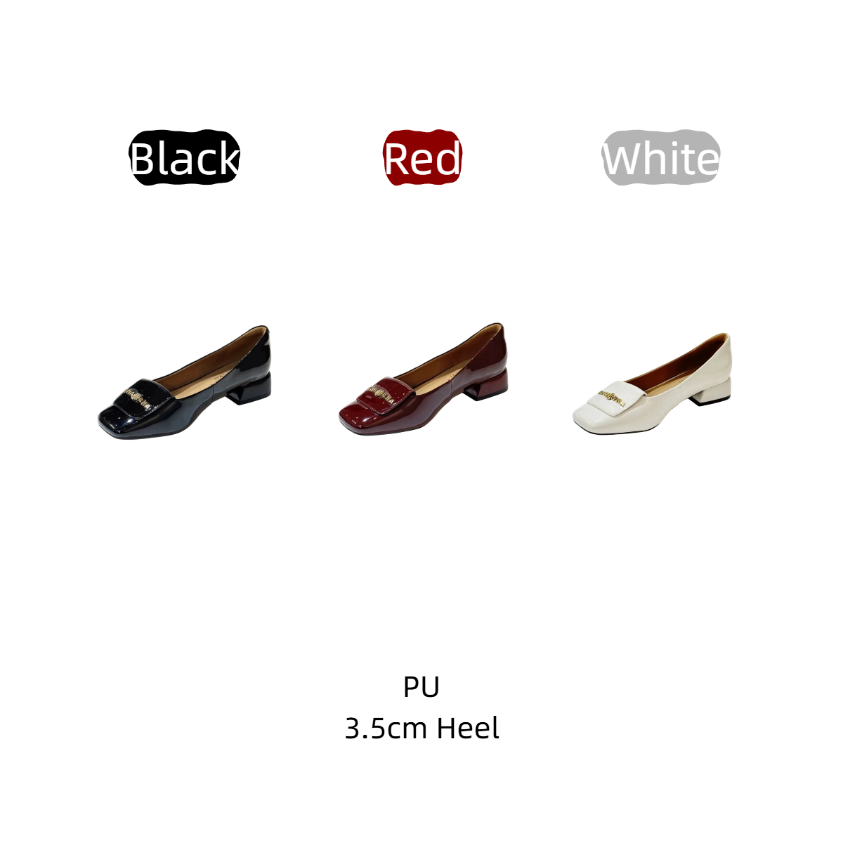 Women's Retro Square Toe Block - Women'S Shoes Plus Size 评论和价格