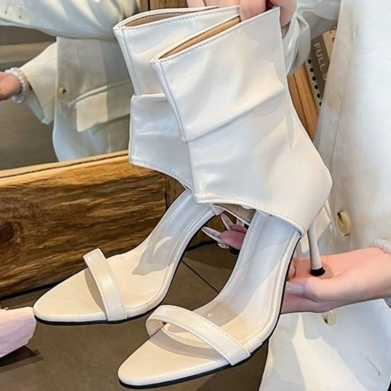 Spring Summer Design Sexy Open - Women Shoes Boots 评论和价格