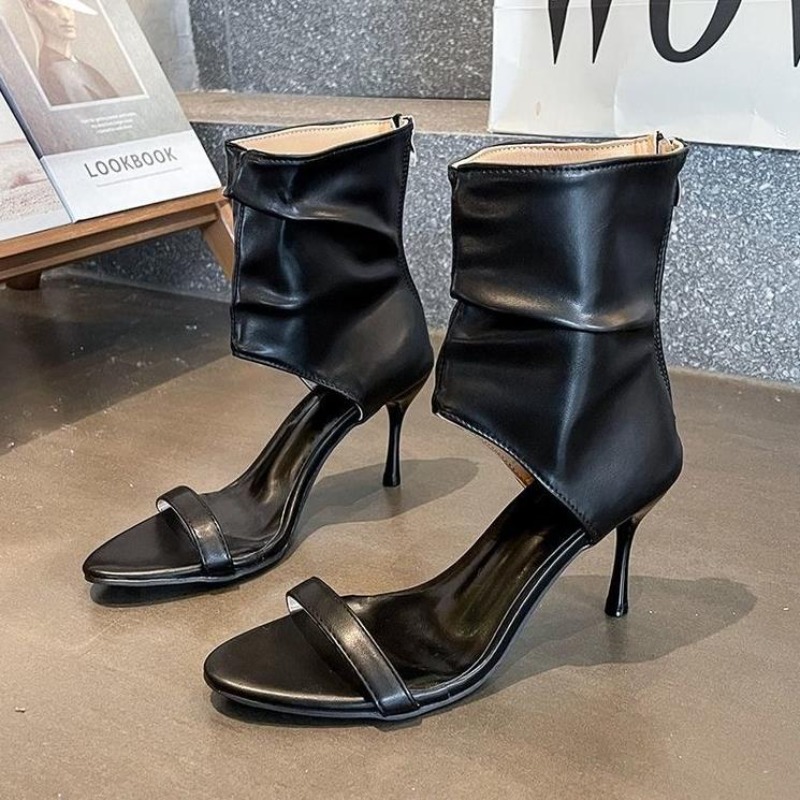 Spring Summer Design Sexy Open - Women Shoes Boots 评论和价格
