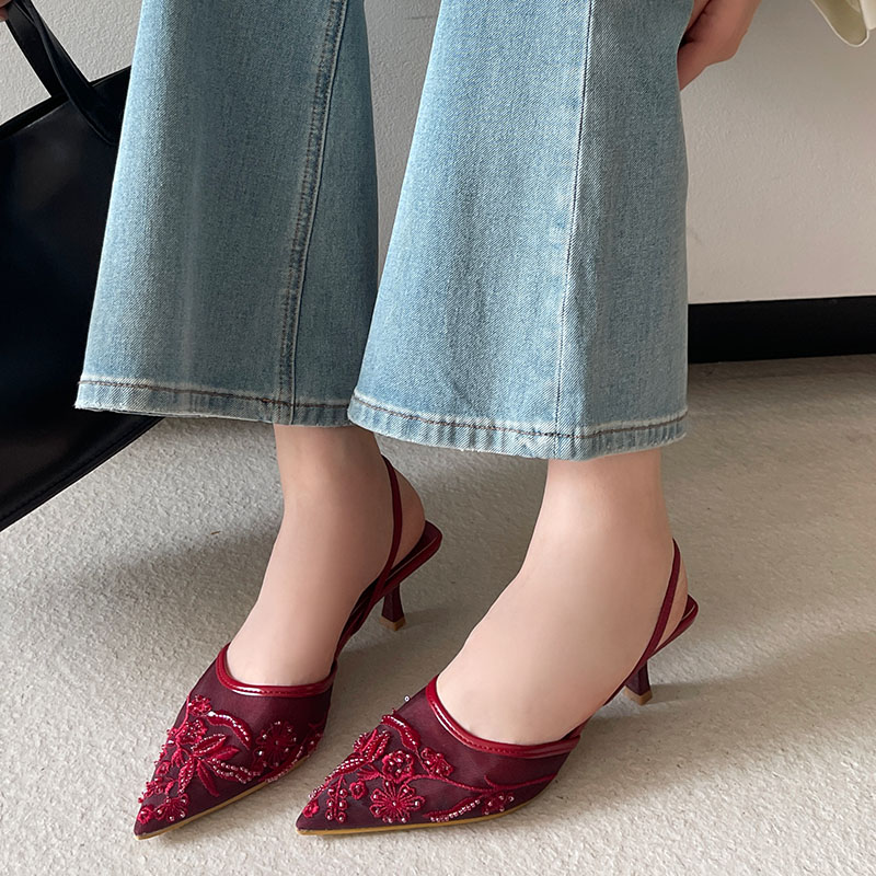 2026 Elegant Slingback Sandals - Women Shoes Brand 评论和价格
