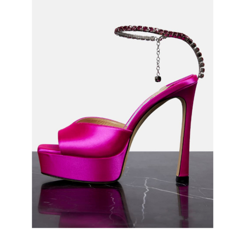 Colorful Chain Water Diamond S - Women Shoes Brand 评论和价格