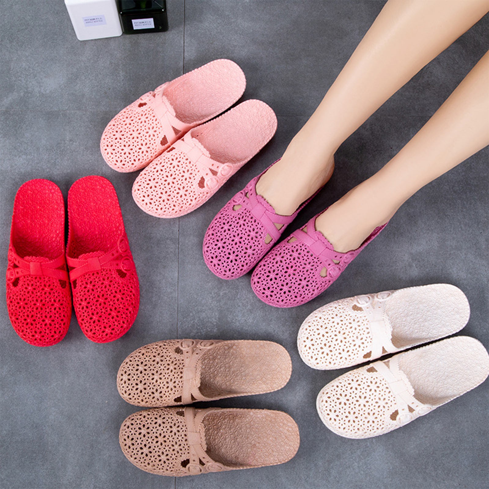 Wrap-Toe Breathable Slippers S - Women'S Shoes Everyday 评论和价格