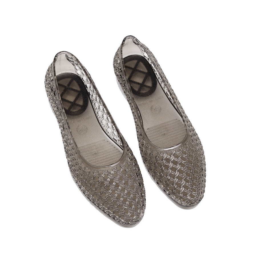 French Vintage Woven Jelly San - Jelly Sandal Women 评论和价格