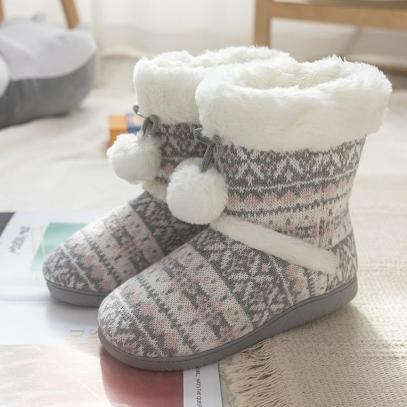 Plush Slippers Boots for Women - Women Shoes Boots 评论和价格