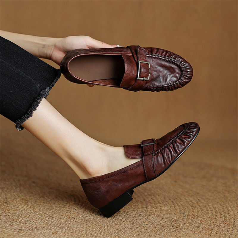 New Autumn Genuine Leather Wom - Women'S Shoes Everyday 评论和价格