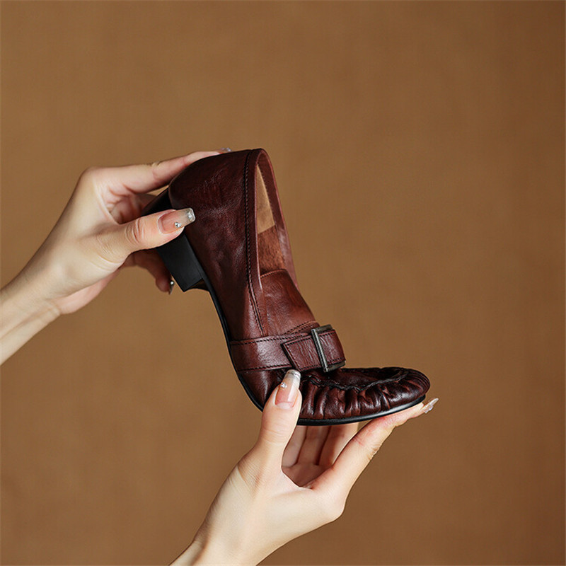 New Autumn Genuine Leather Wom - Women'S Shoes Everyday 评论和价格
