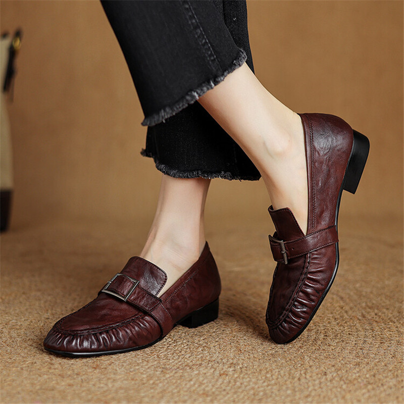 New Autumn Genuine Leather Wom - Women'S Shoes Everyday 评论和价格