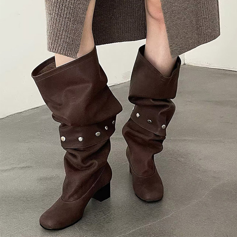 New Women Knee High Heels Boot - Women'S Shoes Size 12 评论和价格