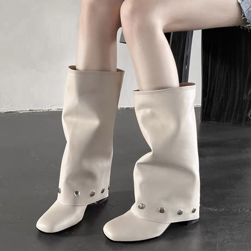 New Women Knee High Heels Boot - Women'S Shoes Size 12 评论和价格