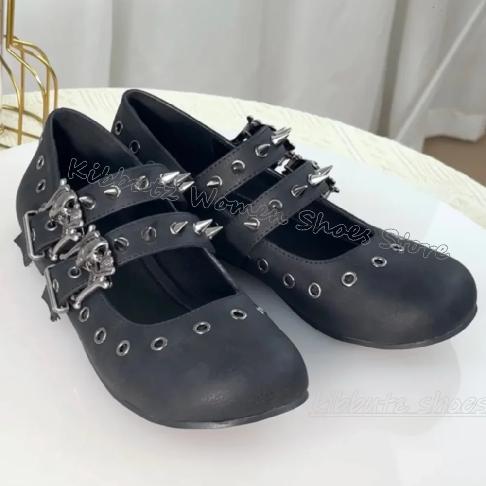 Gothic Ballet Pumps Punk Rock  - Ballet Flat Women 评论和价格