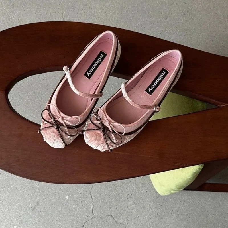 2026French Flat Bottomed Rotun - Ballet Flat Women 评论和价格