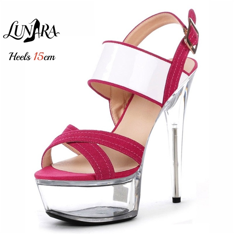 15cm/6Inch Clear Platform Stil - Jelly Sandal Women 评论和价格