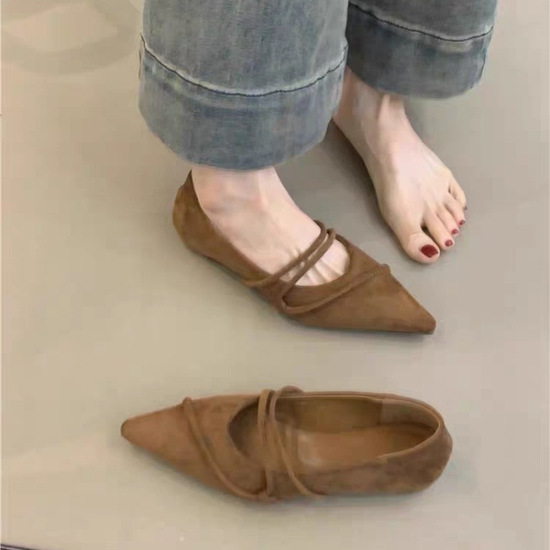 Retro Flat Ballet Dance Single - Ballet Flat Women 评论和价格