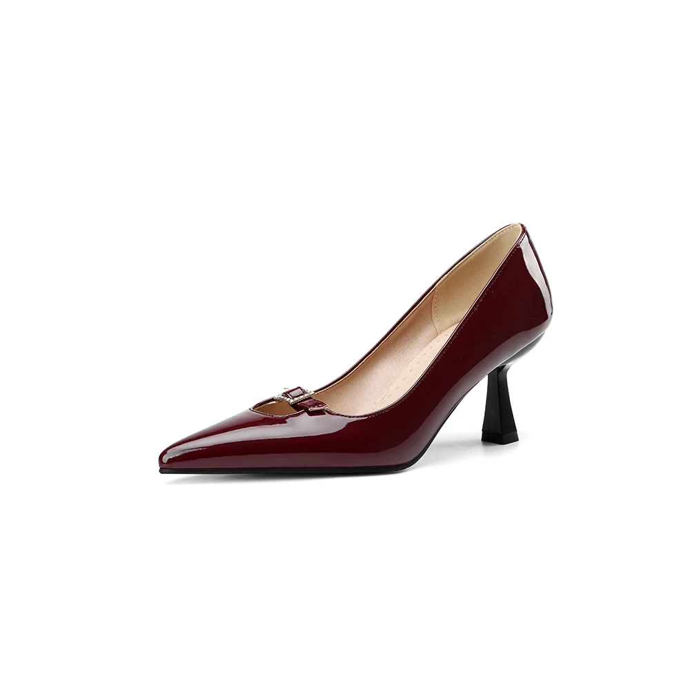 Spring New Mature Black Wine R - Women'S Shoes Size 12 评论和价格