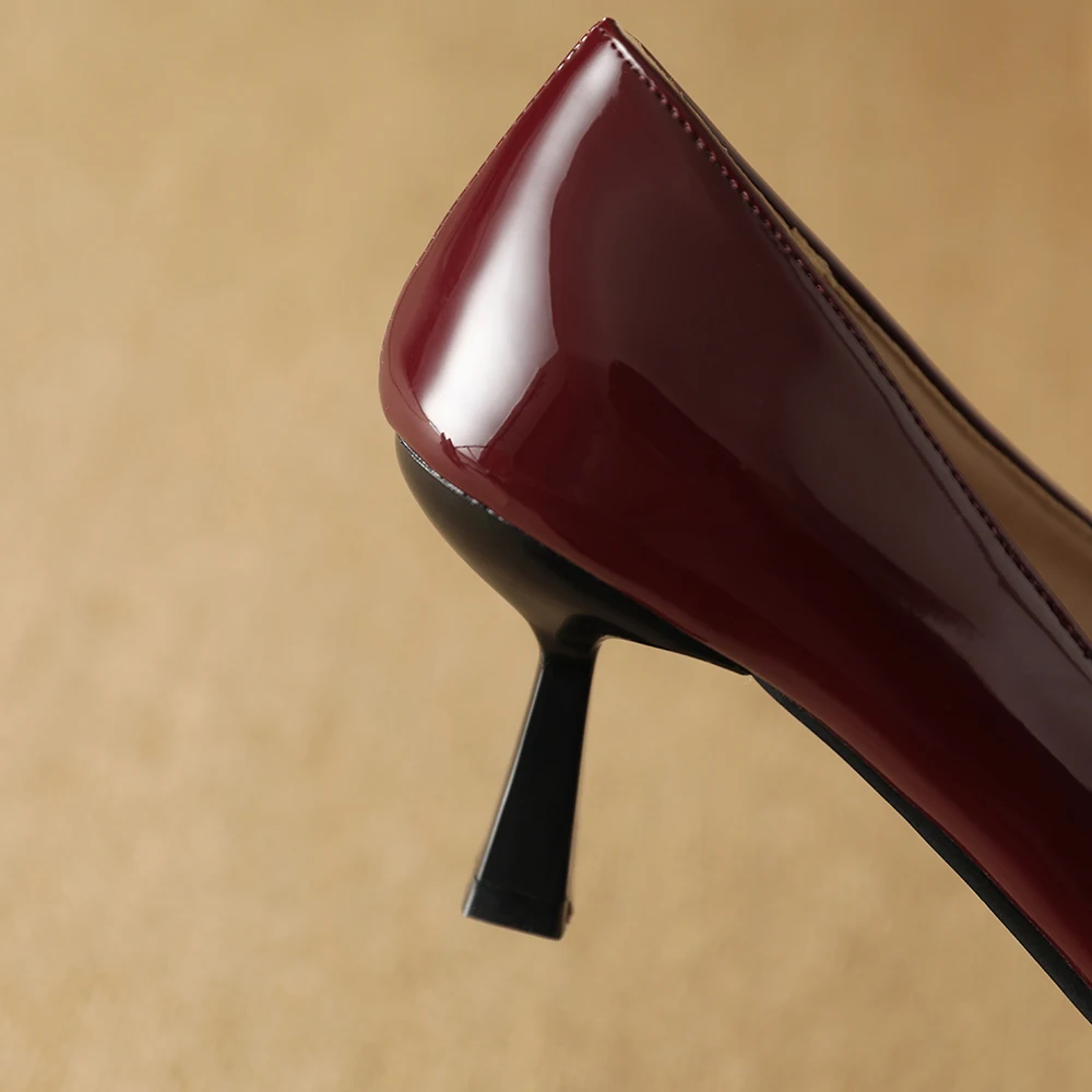 Spring New Mature Black Wine R - Women'S Shoes Size 12 评论和价格