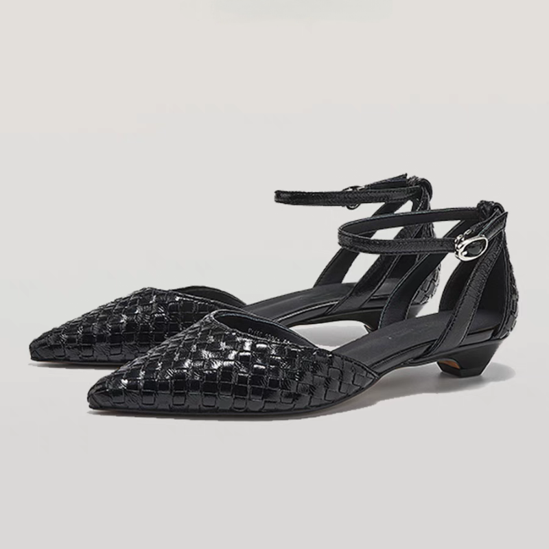 Pointed Toe Low Heels Women El - Women Shoes Brand 评论和价格