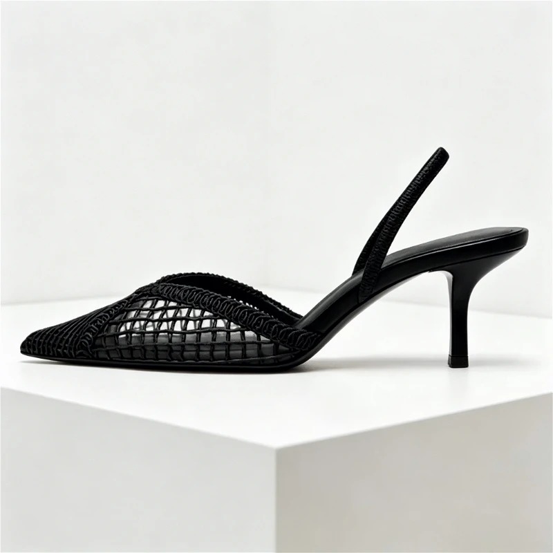 Mesh Woven Heeled Sandals Wome - Women Shoes Brand 评论和价格